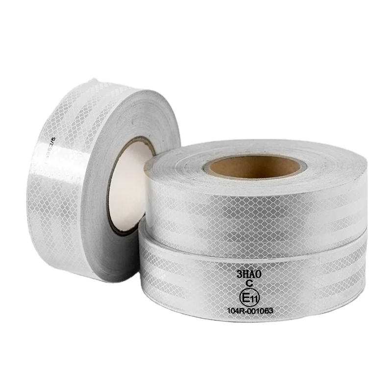 CEC104R 3Hao Waterproof PET Prismatic Egp Reflective Tearable Conspicuity Tape Reflective Film Sticker for Vehicle Use DOT-2 manufacture