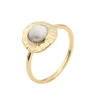 2019 New Arrival Ladies Fashion Jewellery With Natural Turquoise Stone 24K Solid Gold Women Wedding Turkish Ring 925