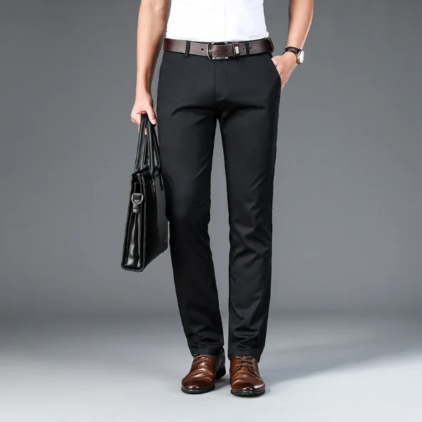 High Quality Casual Business Trousers Stretch Men's Casual Pants/suit ...