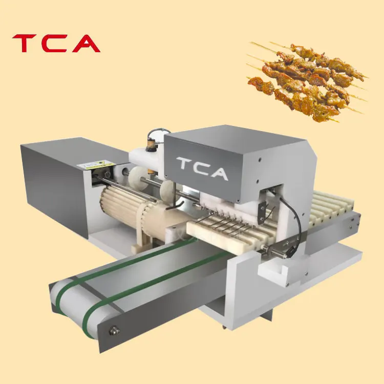 Automatic Kebab Skewer Making Machine Chicken Kebab Making Machine Meat Skewers Machine