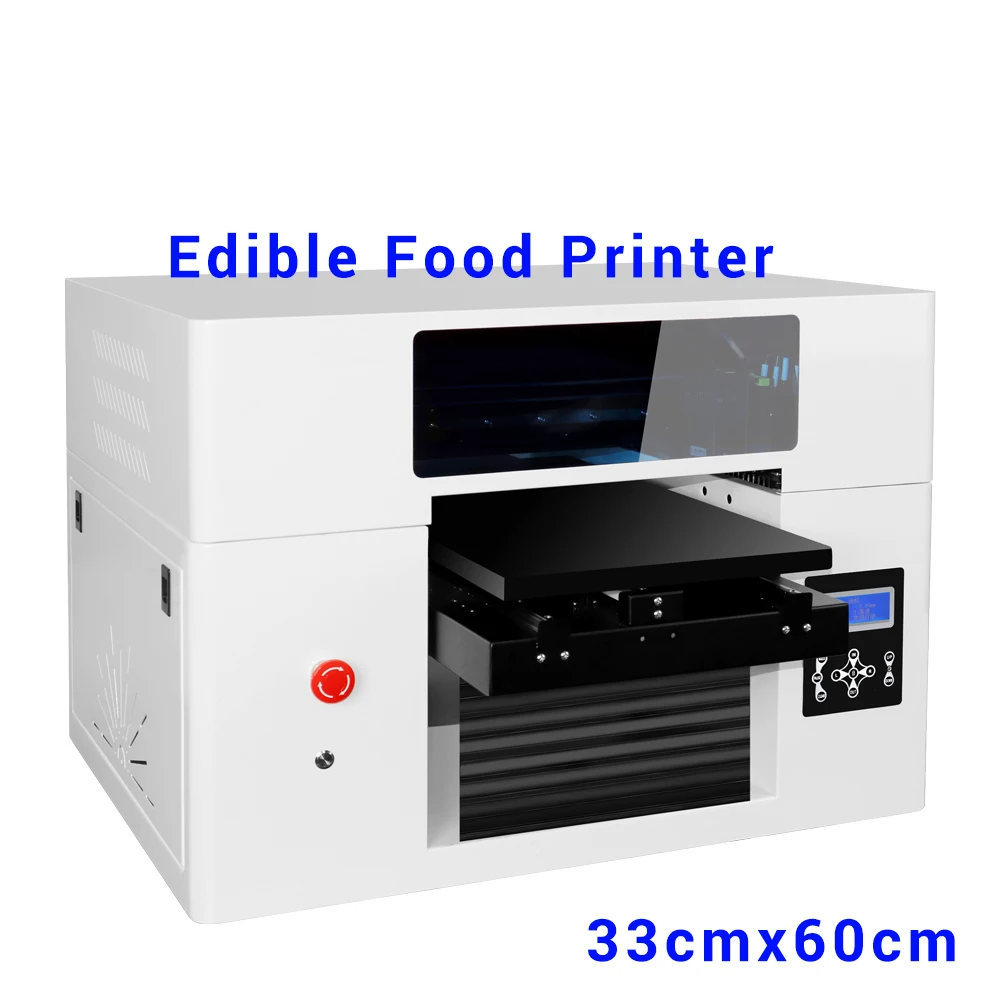 A3 Edible Printer Cake Photo Printing Machine Dx10 3050 Edible Inks Printer For Macaron