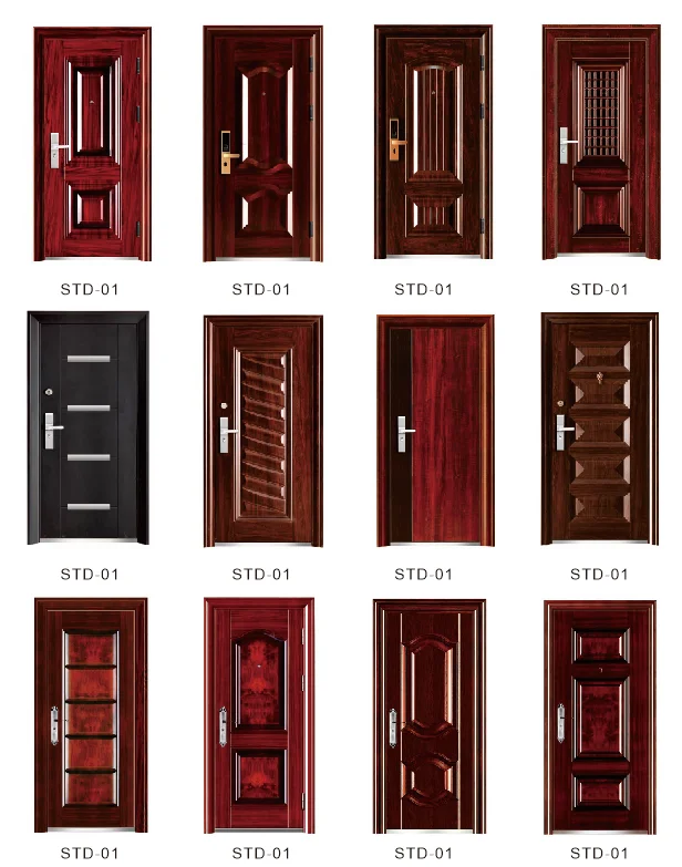 Cheap Galvanized Steel Exterior Single Leaf Metal Door Cheap Galvanized Steel Exterior Single Leaf Metal Door