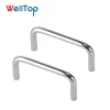 Brushed cabinet metal iron u type hole distance 64mm handle pull VT-01.143