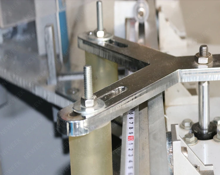 NEWEEK double head woodworking 45 90 degree angle cutting machine for cutting picture frames