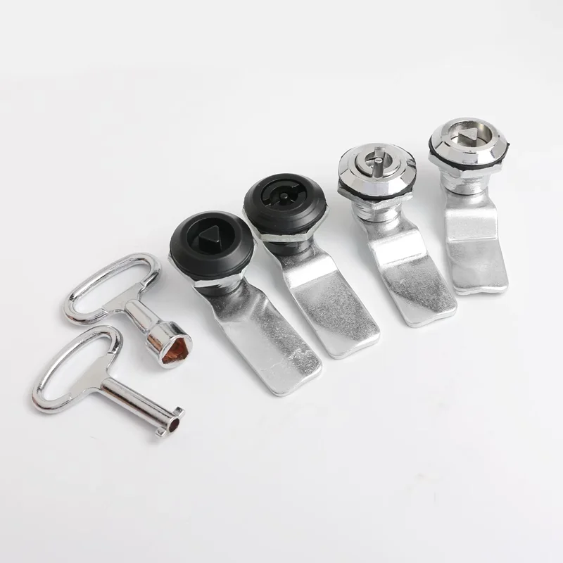 MS705 Single Lock Electrical Box Switch Cabinet Tongue Triangle Lock for Fire Hydrant Trash Can Other Metal Quality Metal manufacture