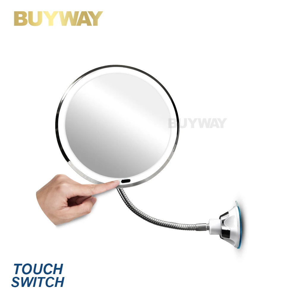 new touch makeup wall vanity mirror with led lighting for the bathroom