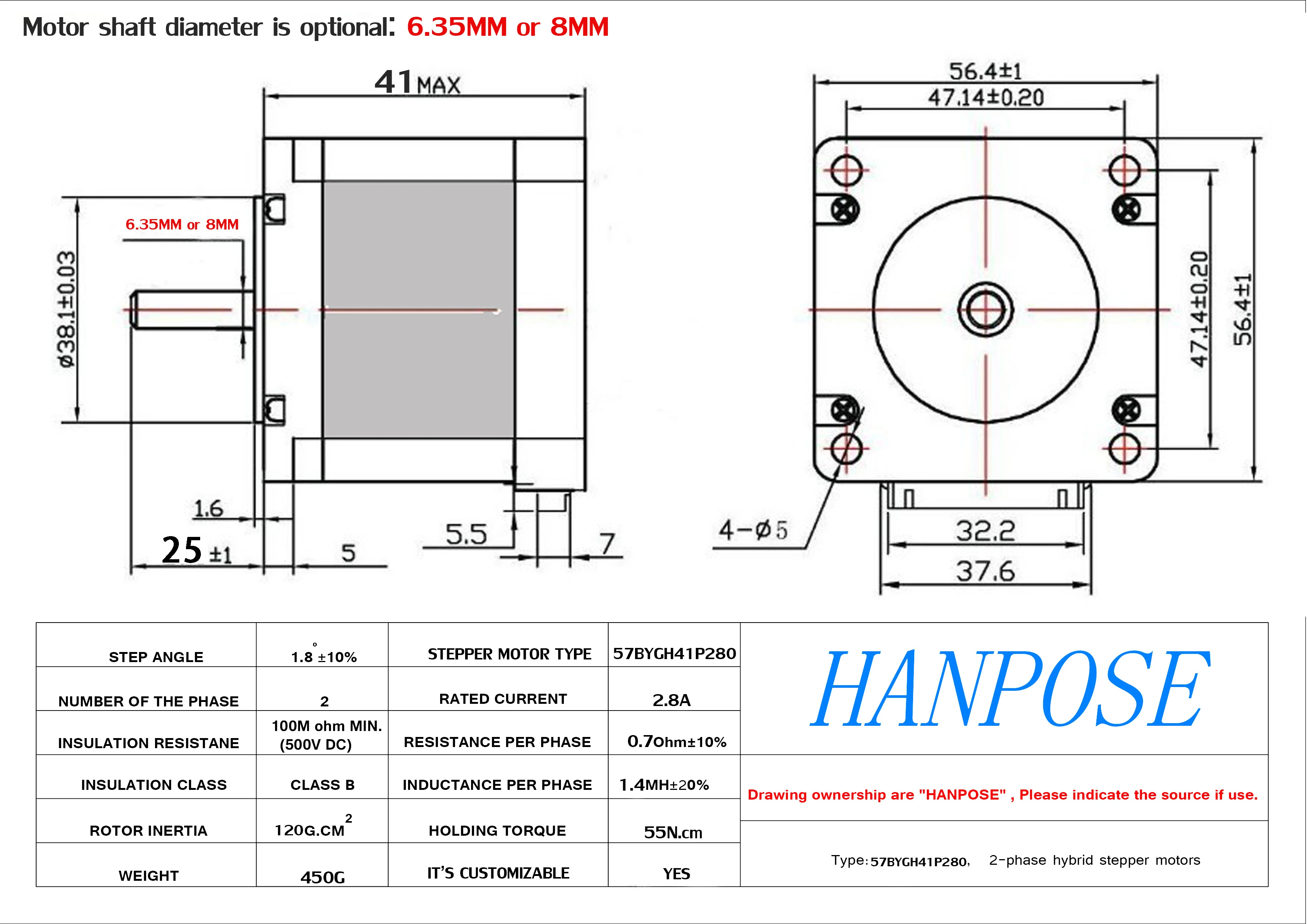 Шаговый двигатель 23hs7628 маркировка проводов