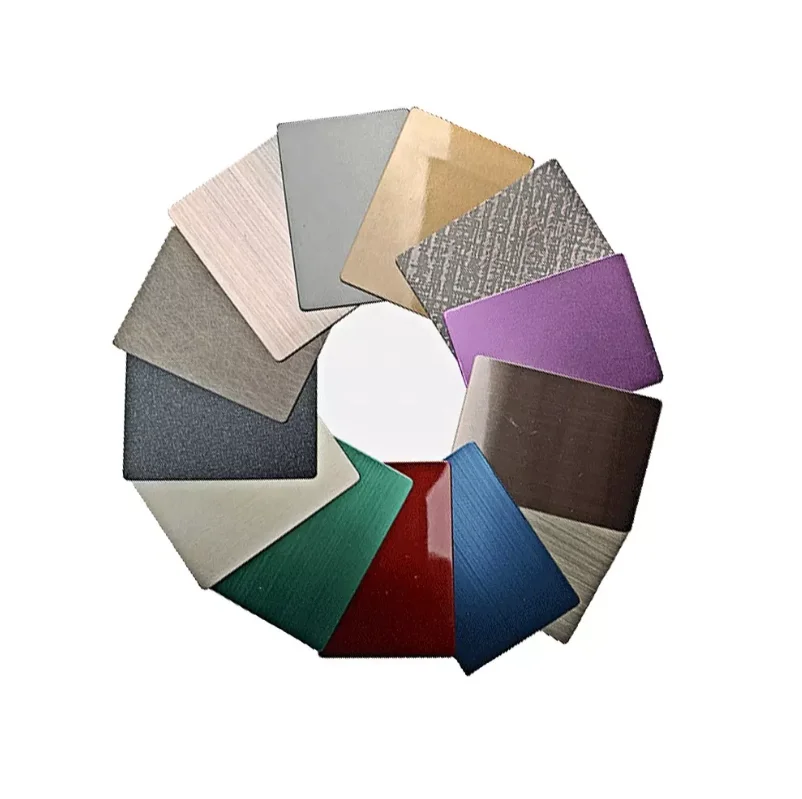 316 Stainless Steel Sheet Metal 0.8mm Thickness Gold Plated RoSH Approved