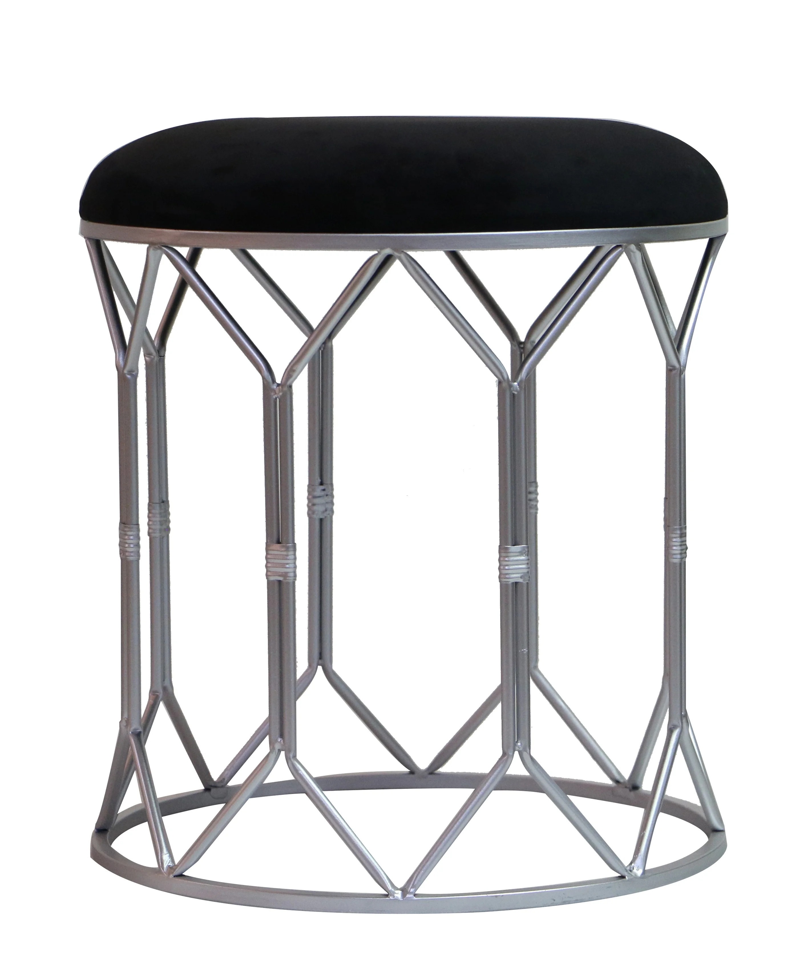 swt简单设计公共银色腿圆形天鹅绒优雅奥斯曼 - buy 新家具设计天鹅绒