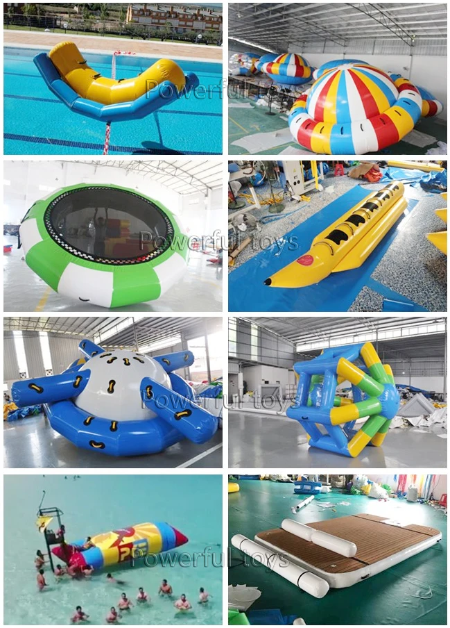 Inflatable floating sea pool size 2m height with net