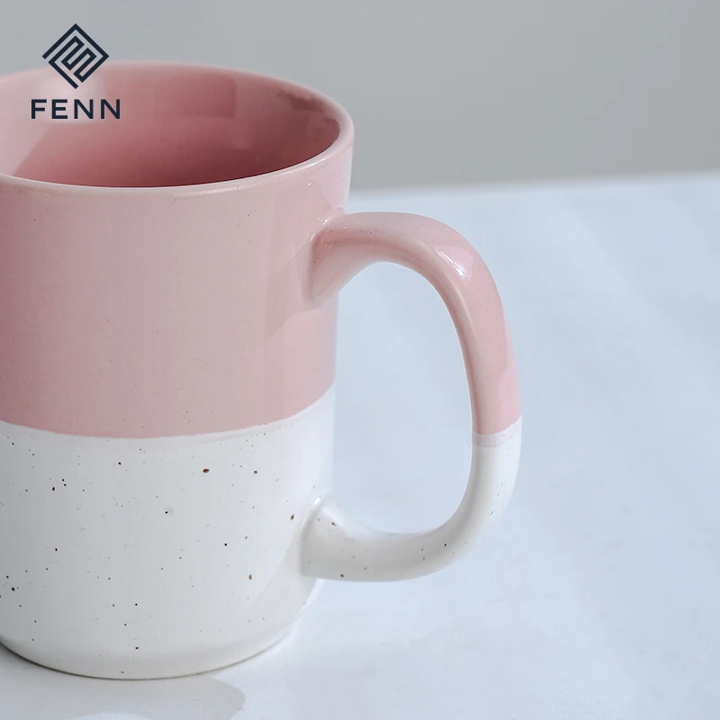 product creative  ins style ceramic coffee mug custom color speckled sesame glaze mug fine porcelain cup mugs-58