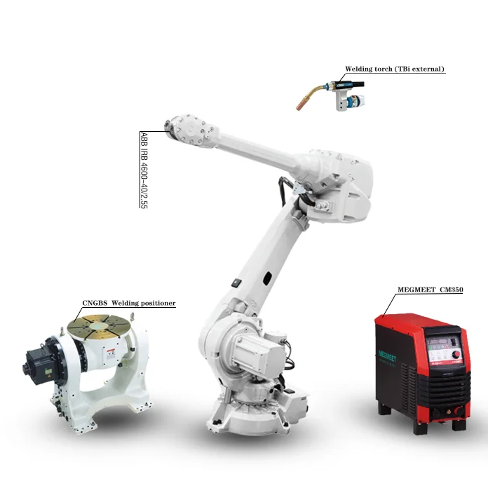 Standard Welding Workstation Welding Robots Abb Irb1410 With Megmeet ...