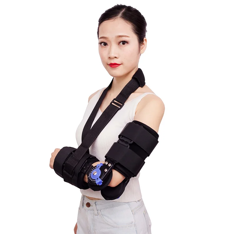 Medical Hinged Rom Elbow Brace With Sling,Stabilizer Splint Arm Injury