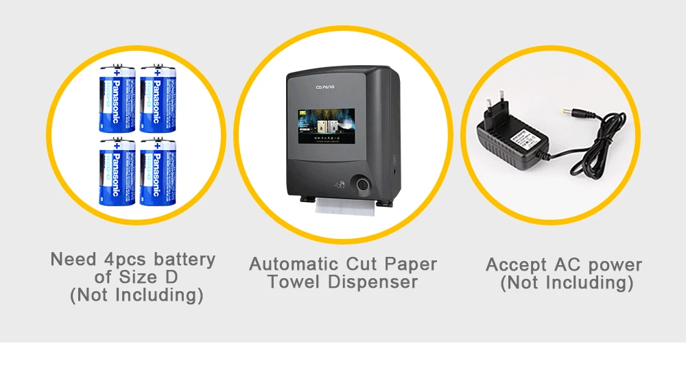 Electric Toilet Tissue Dispenser Touchless Infrared Sensor Paper Towel