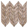 8mm leaf floor tiles marble mosaic art stone wall tiles marble