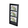 New Latest Glass Painting three sided triple wood laminated photo frame