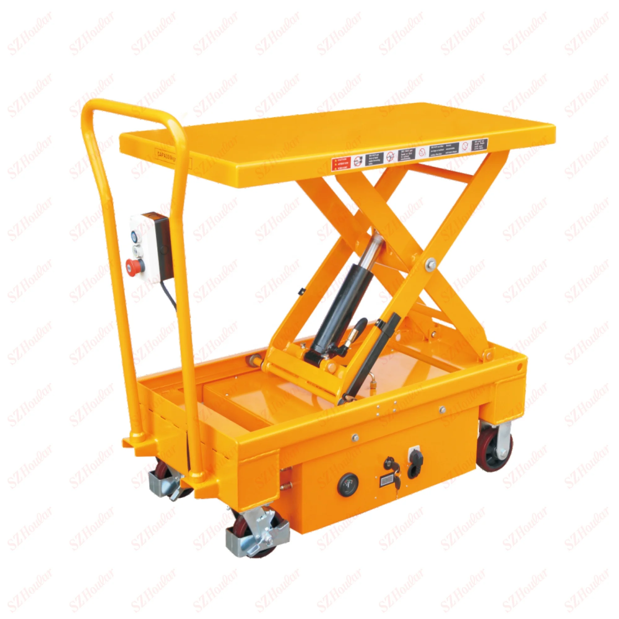 Full Electric Lift Table Battery Power Scissor Lift Hydraulic Scissor
