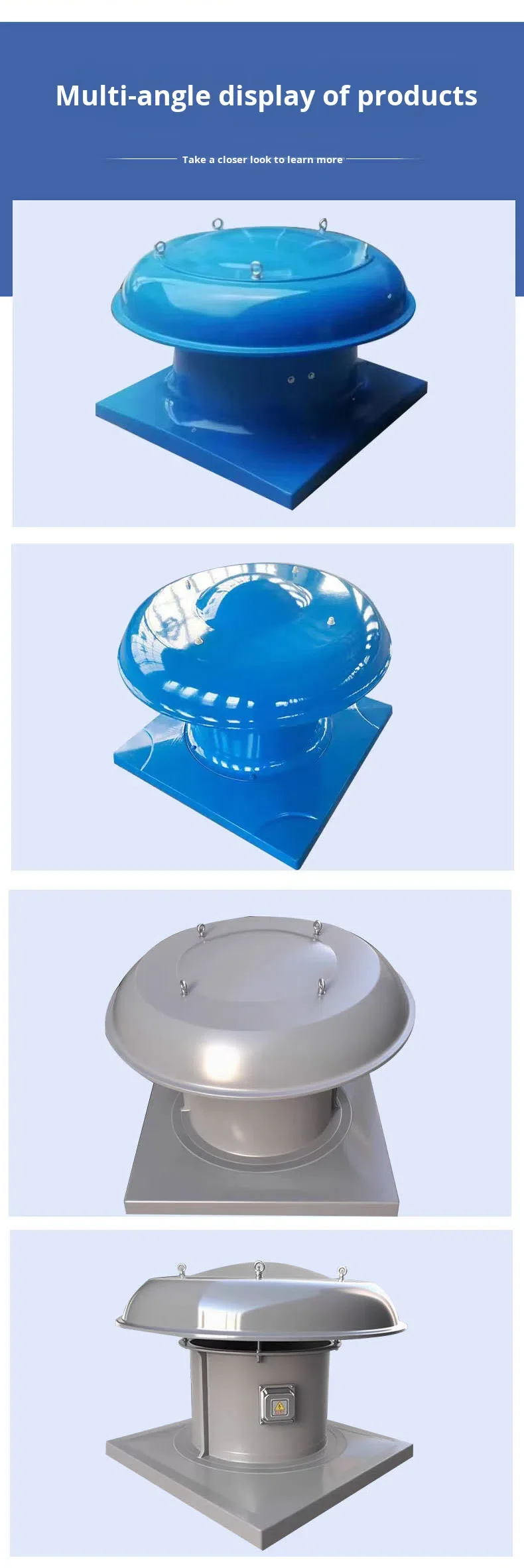 Steel Roof Exhaust Fan, DWT, 380V - detail 14