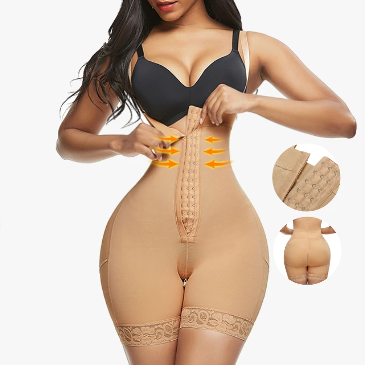 

Dropshipping Women Detachable Straps Shaper Tummy Slimming Butt Lifter Body Shaper Corset