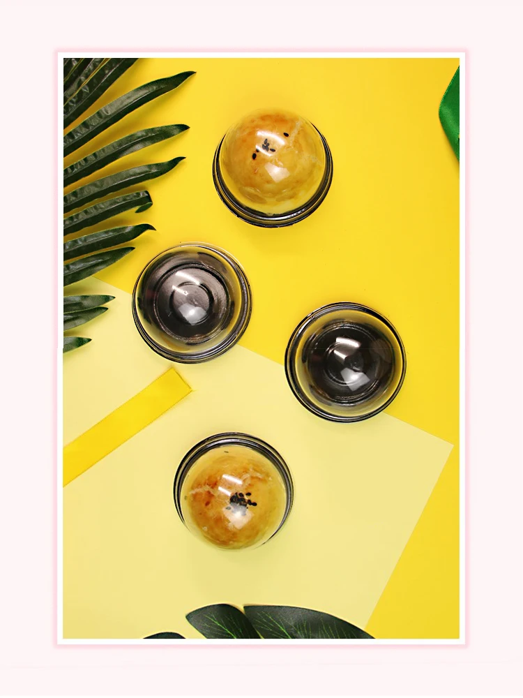 Takeaway PET Plastic Clear Round Box For Cake