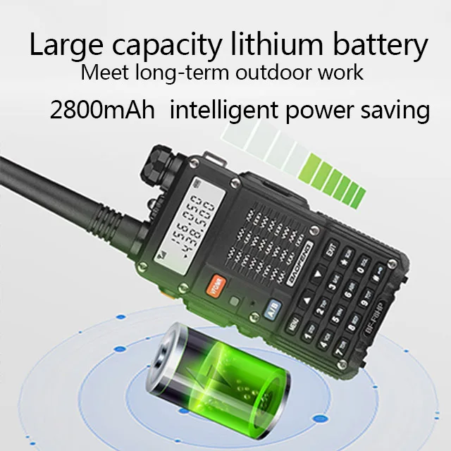 Baofeng Bff8hp Uv5r 3rd Generation 8w High Power Walkie Talkie Dual