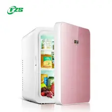 Refrigerador el/éctrico Nevera port/átil con congelador para Viaje Picnic Hook.s 6 L12V Refrigerador Congelador Calentador Mini Auto congelador Refrigerador y Calentador Camping