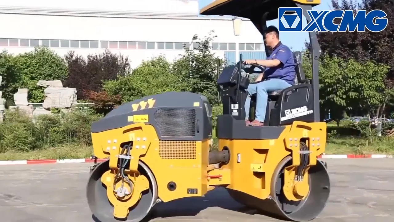 Xcmg Xmr403 Double Drum Mini 5 Ton Vibratory New Road Roller Compactor