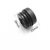 Round nut plug for furniture foot base with adjustable foot screw to increase height