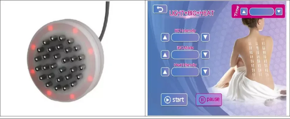 6 IN 1 RF Ultrasonic Face Body Lifting Cavitation Slimming Machine