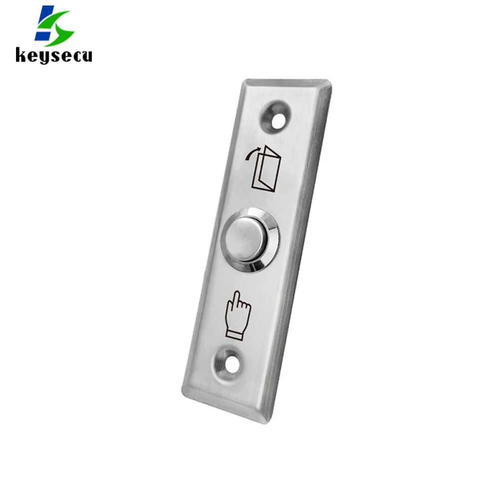 Keysecu Stainless Steel Narrow Frame Door Exit Push Release Button
