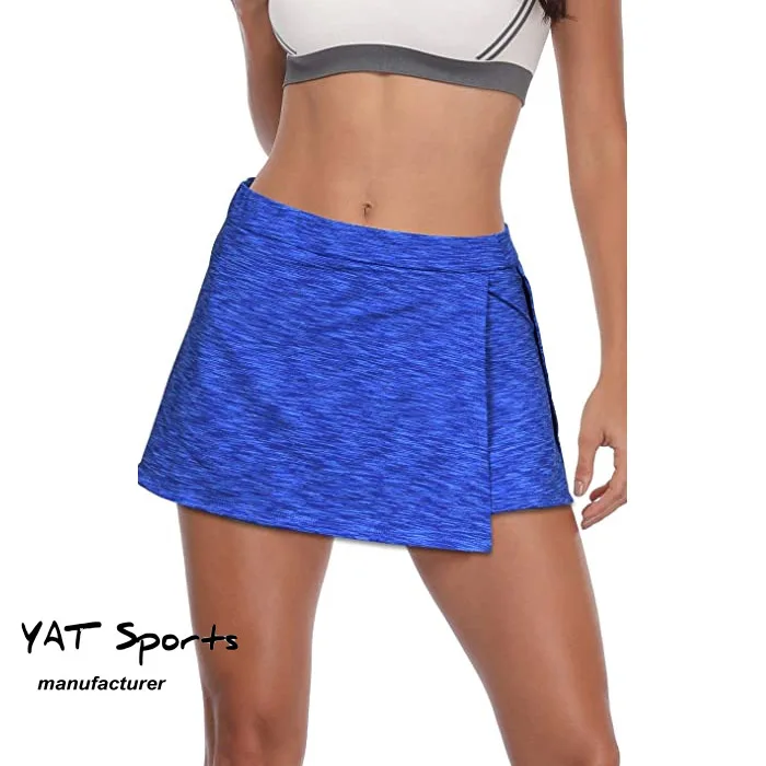 Women's Athletic Tennis Skirt With Ball Pocket Workout Golf Exercise