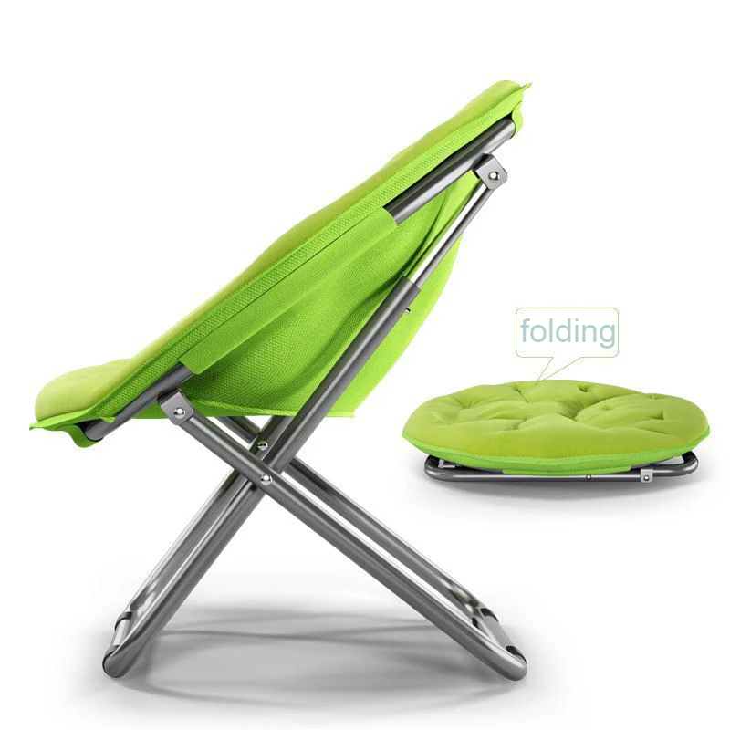 Leisure Time Indoor Moon Chair Promotional Lightweight Folding Camping