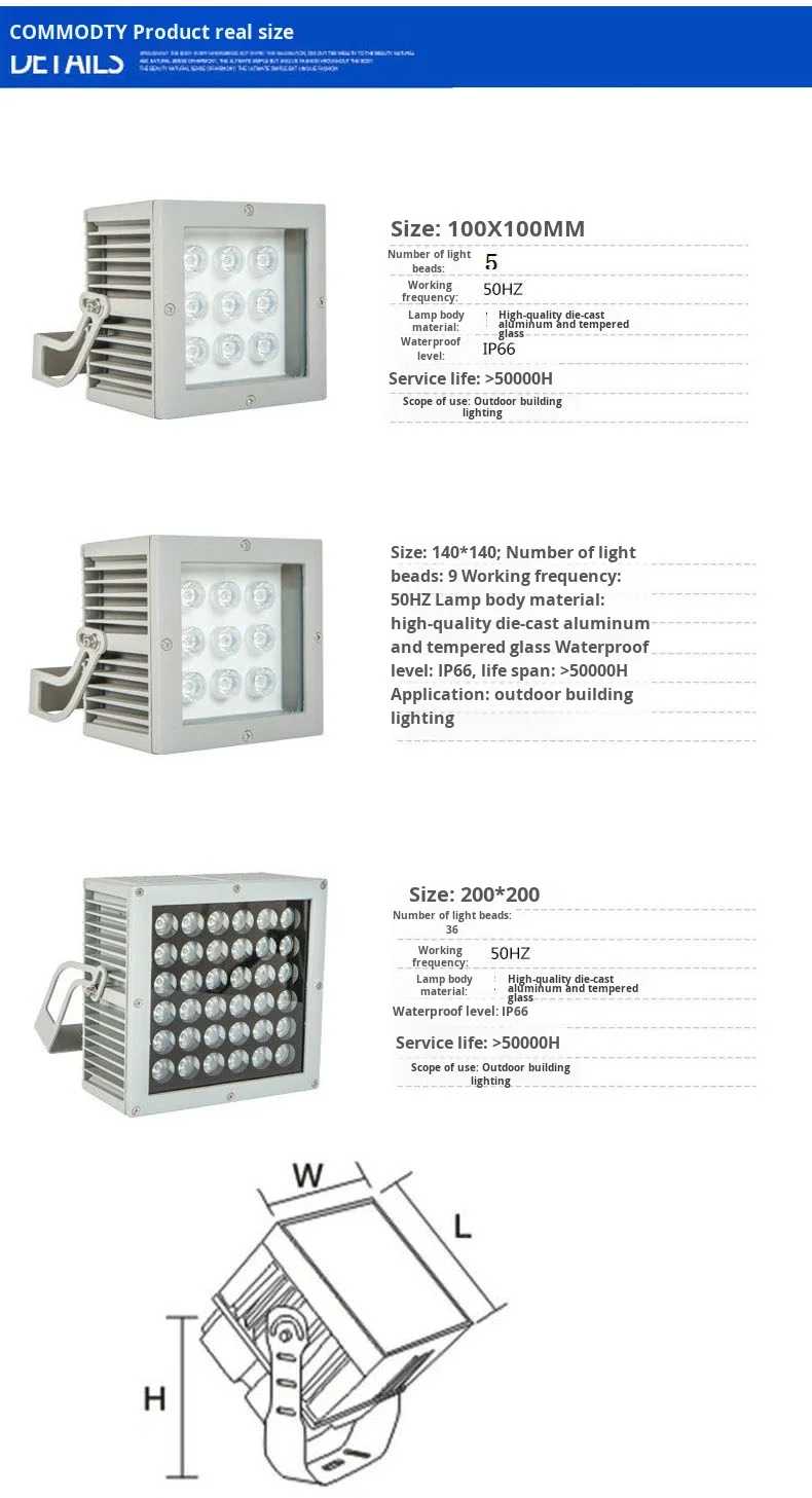 product led colorful ip65 waterproof outdoor floodlight spotlight for garden tree and landscape lighting-10