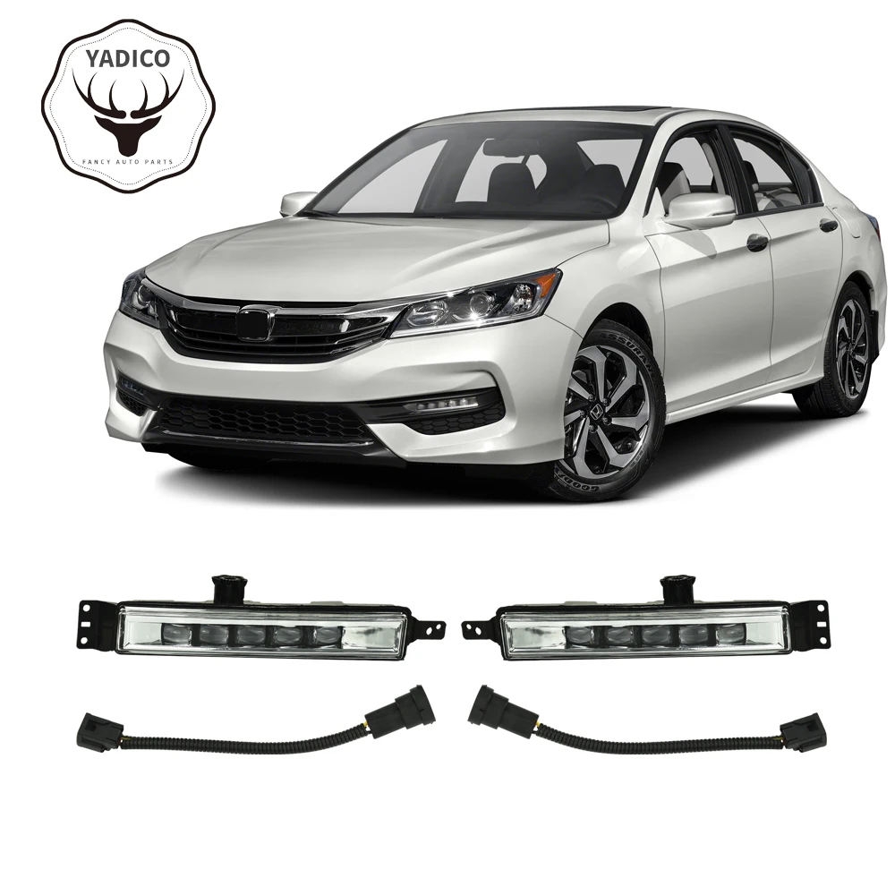 Yadico Fog Lights For 20162017 Honda Accord Sedan Led Fog Lights Lamps