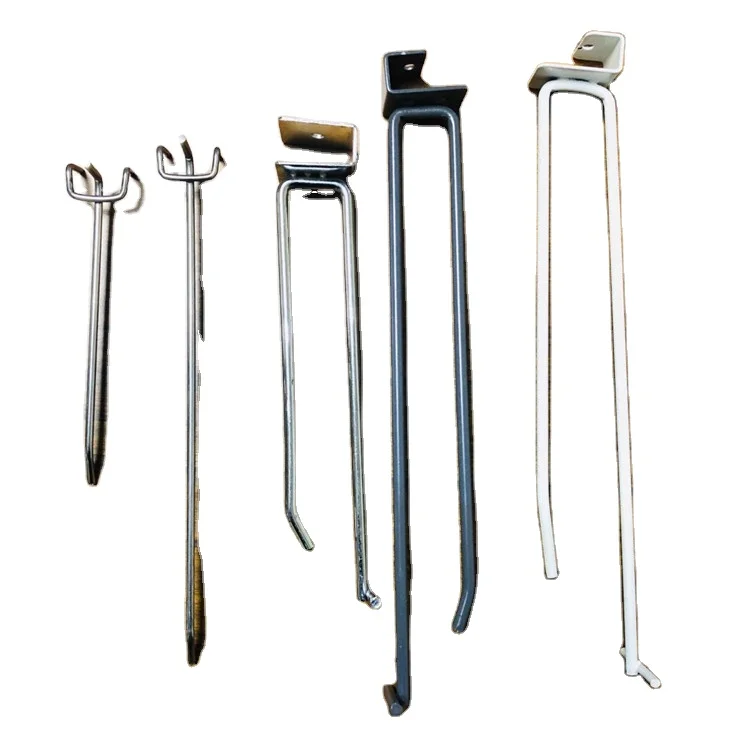 Supermarket Grocery Store Retail Metal Plated Wire Hanging Display Hook