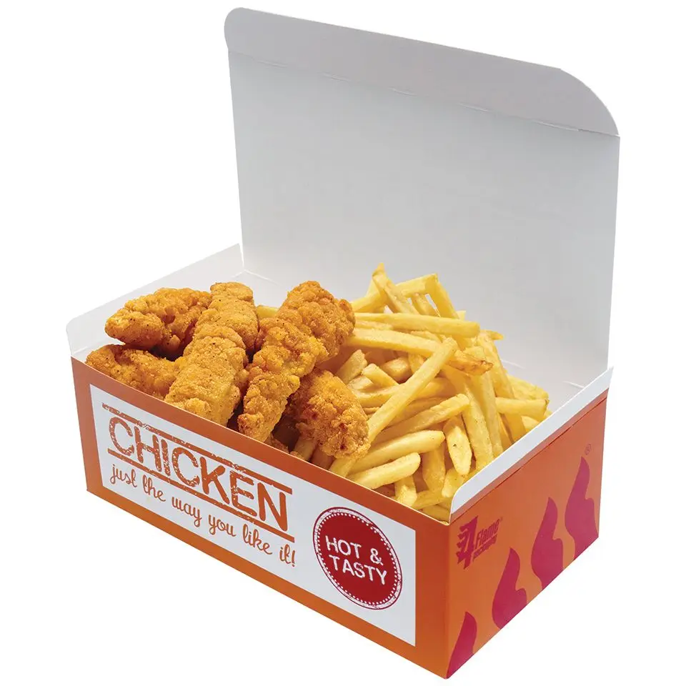 Made In China Cheap Food Pack Customized Box Of Fry Chicken Buffalo