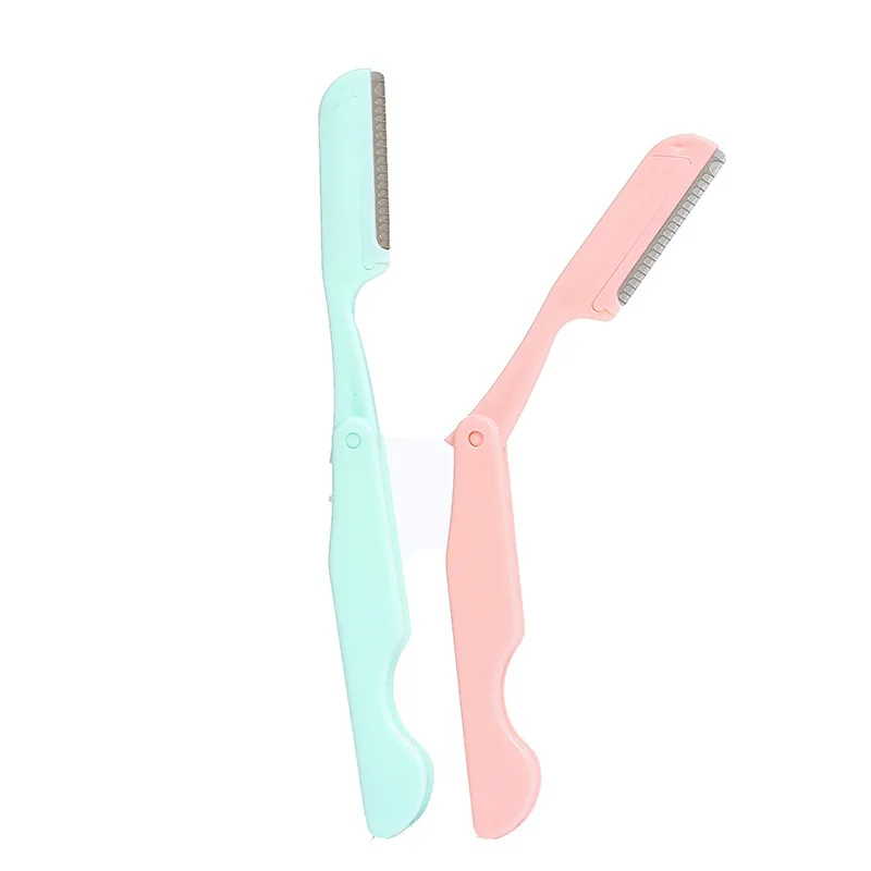 product factory direct price colorful eyebrow razor mini popular eyebrow trimming razor-1