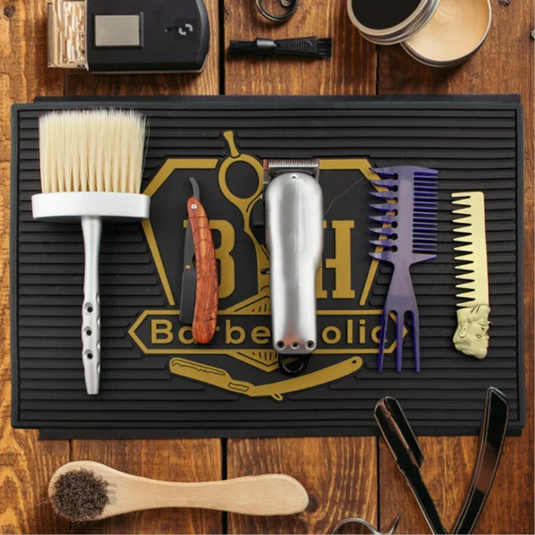 Barber Shop Desktop Organizer Tool Pad Heatresistant Antislip Styling