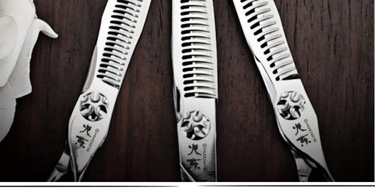 Volume Scissors Professional Hairdressing Seamless Serrated Thin Scissors Reducing ...