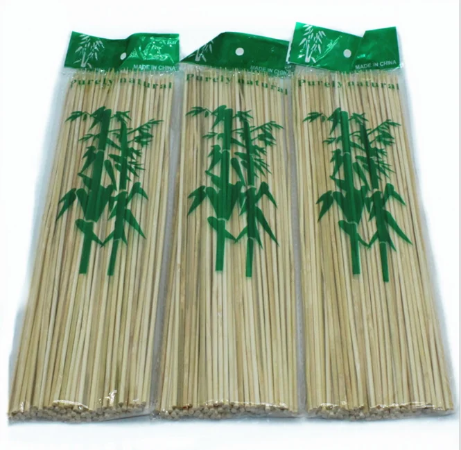 Bamboo Skewers 100pcs Bbq Skewers Bamboo Grill Shish Kabob Skewers