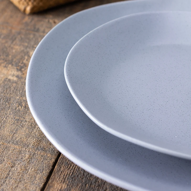 eco-friendly matte glaze irregular restaurant serving dinnerware ceramic food pasta dinner plates  .jpg