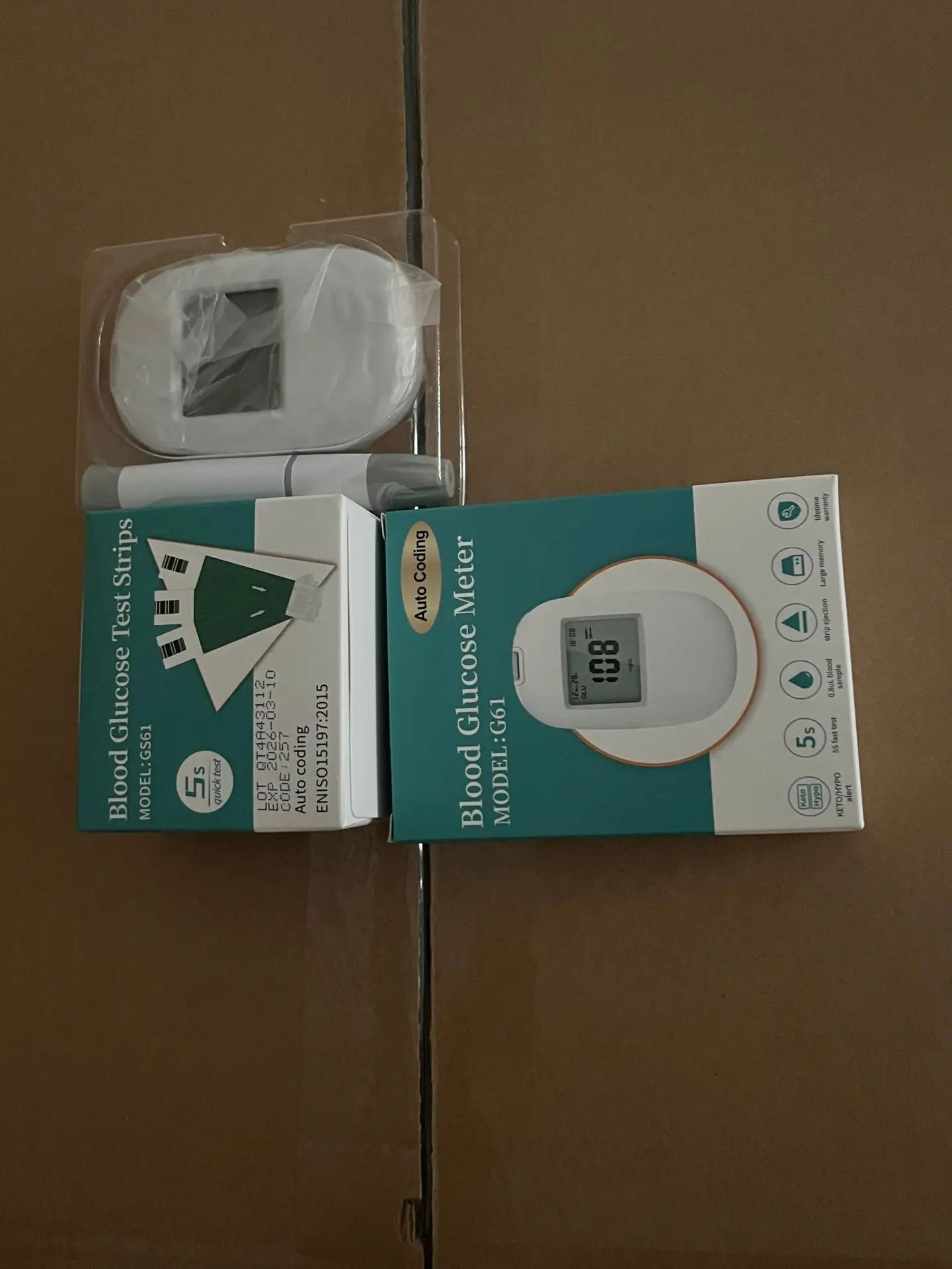 Home Blood Glucose Meter Veterinary Instrument for Measuring Blood Glucose Medical Tester with Test Paper Suit