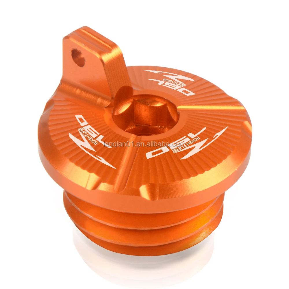 Motorcycle Aluminum Engine Oil Cap Fuel Filter Cover Plug Accessories