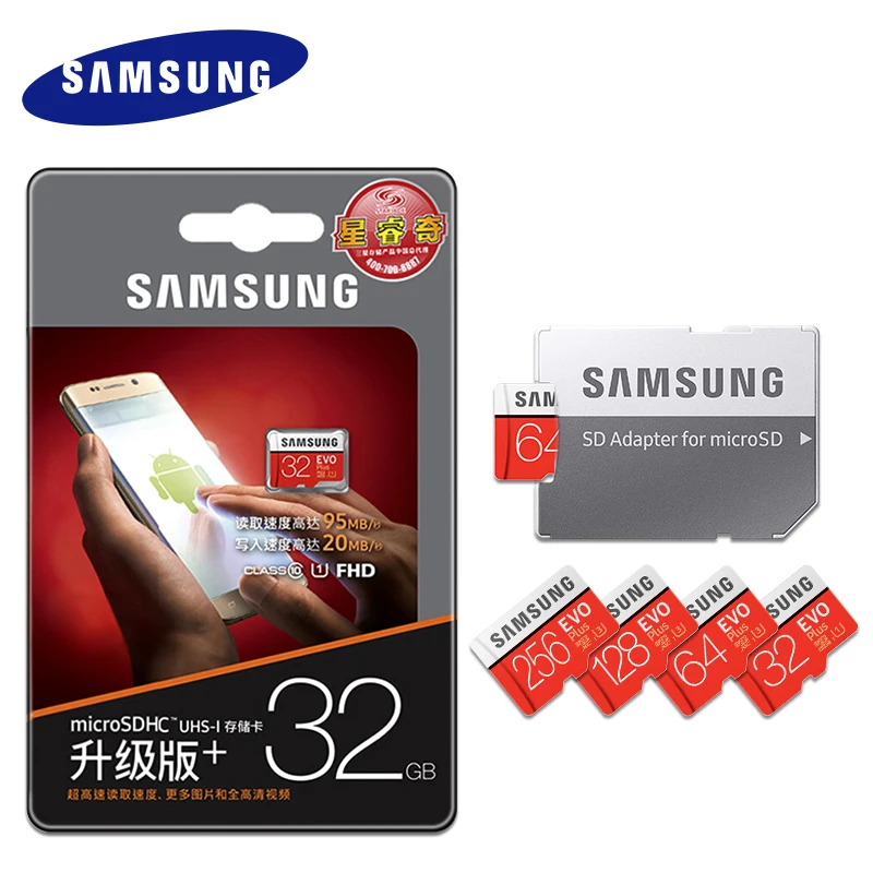 100% Originele Samsung Micro Evo Plus Tf-kaart Sd-kaart 32gb 64gb 128gb Groothandel Samsung 256gb 512gb Geheugenkaart - Buy Samsung Micro Sd-kaart, Evo Plus Card,Samsung Sd-kaart 512gb Product on
