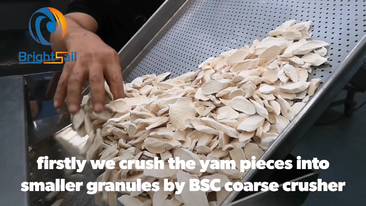 Brightsail Porang Grinding Machine Konjac Flour Making Machine Porang