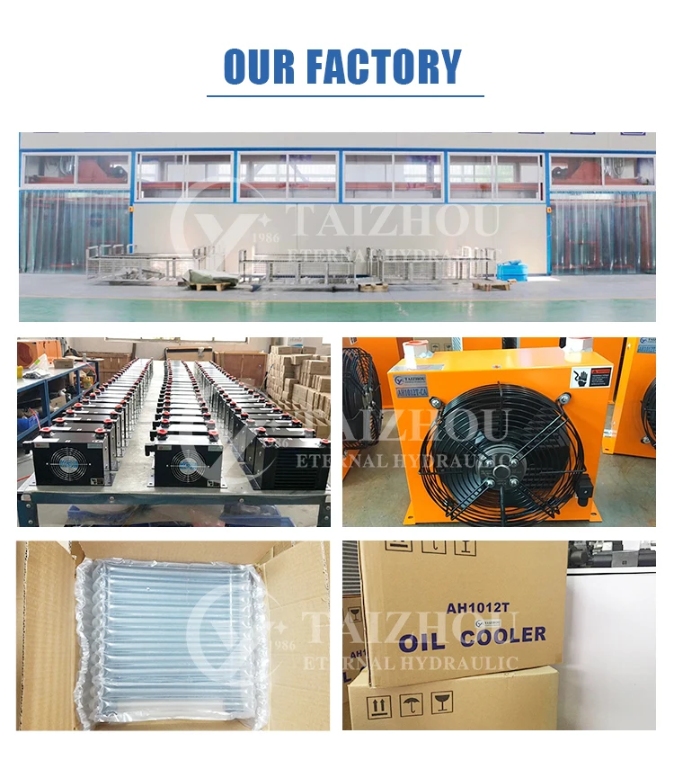 Aluminum Oil Cooler for Hydraulic Oil Cooling System industrial hydraulic air cooler parts