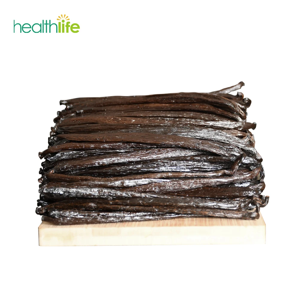 
High Quality 14-18cm Grade A Madagascar Vanilla Beans with Good Price 