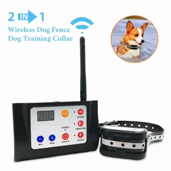 Wireless Dog Fence 1640ft Radius Feet Remote Control System Waterproof