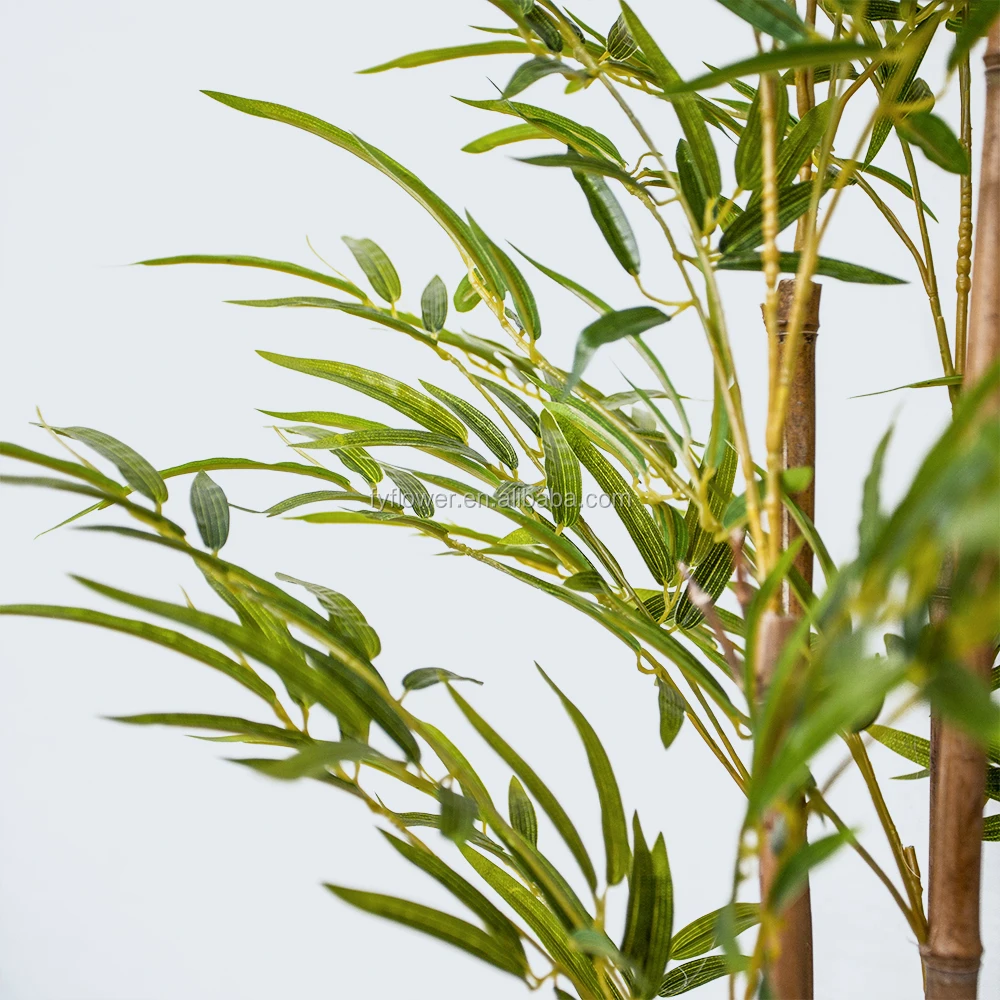 富源厂家低价丝竹叶2.1米人造树装饰盆景盆景店铺酒店家居园林绿化