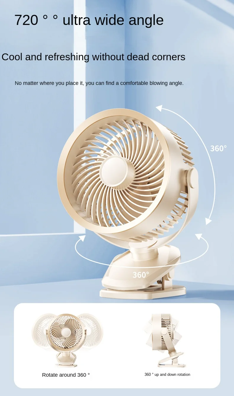 Desktop Fan, USB, Portable - detail 42